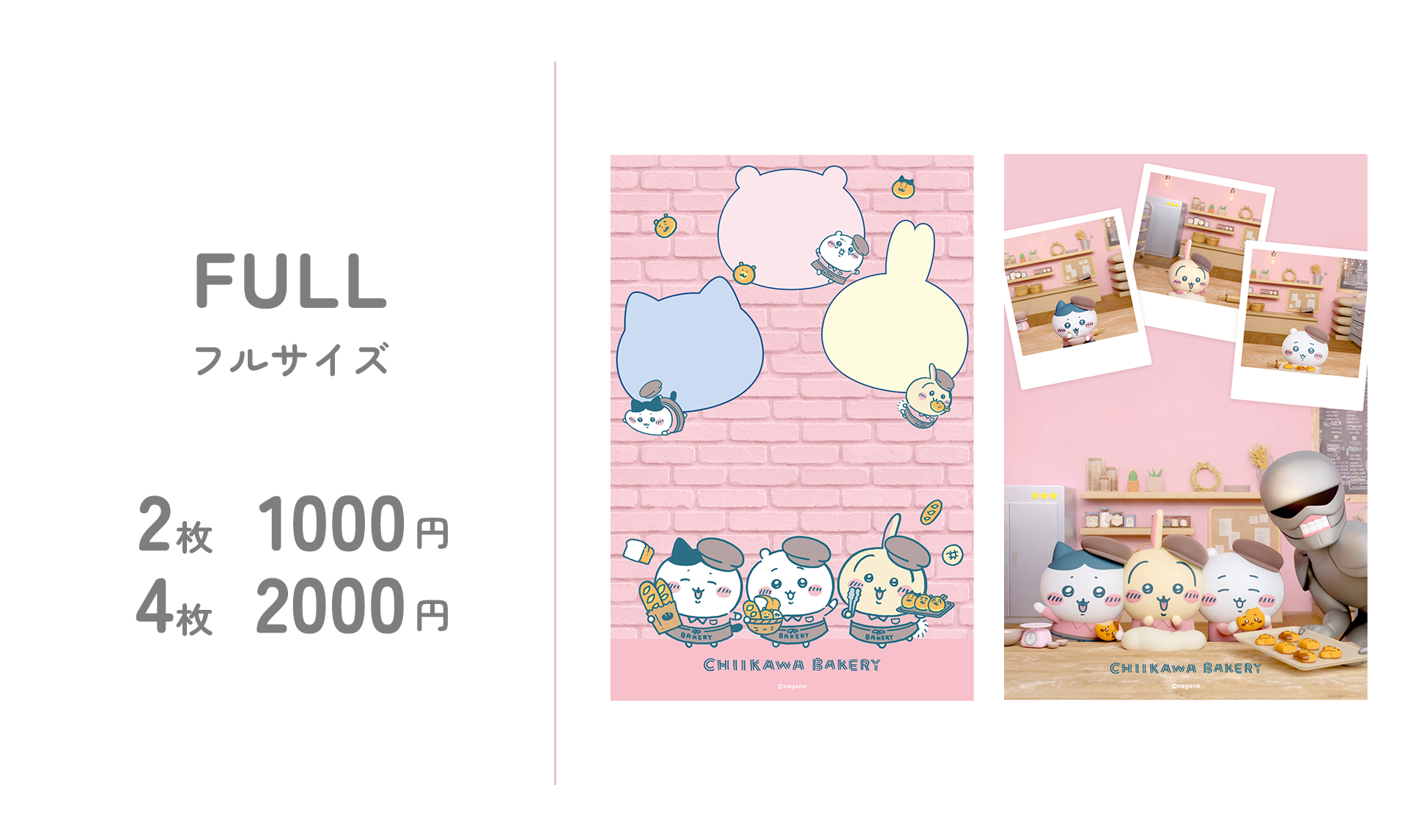 FULL フルサイズ 2枚1000円 4枚2000円